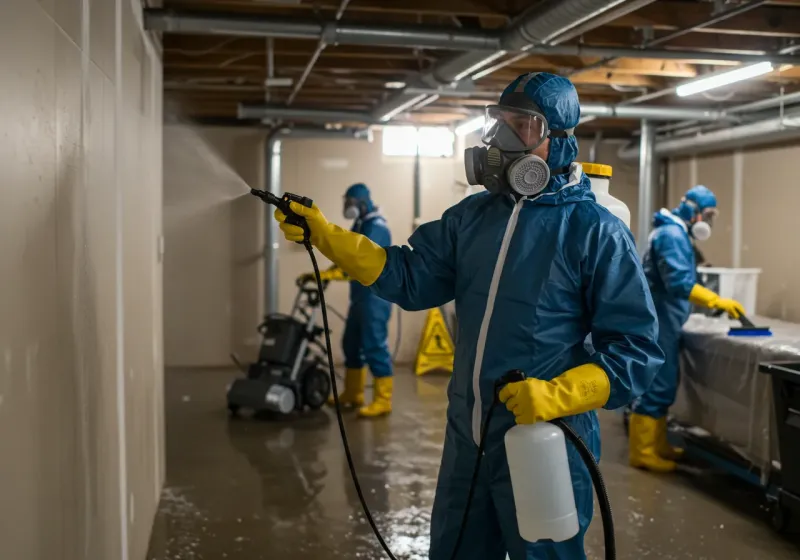Basement Sanitization and Antimicrobial Treatment process in Santa Clara, NM